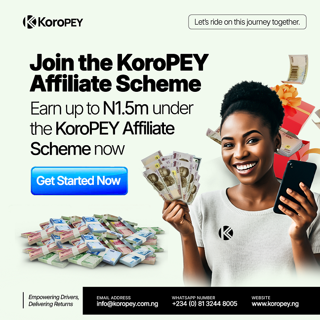 KoroPEY Affiliate Scheme